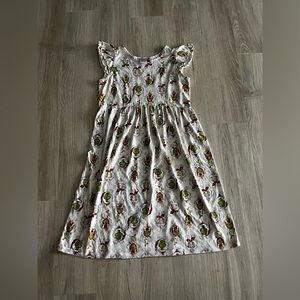 Hanna Andersson Girls The Grinch Dr. Seuss Collection Pajama Dress - Size 12